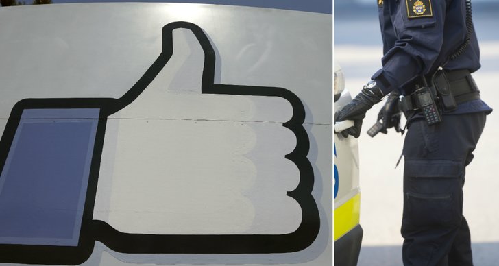 Polisen, likes, Södermalm, Stockholm, Facebook, Succé